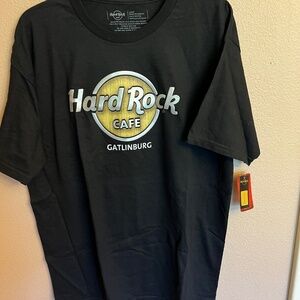 Hard Rock Cafe Gatlinburg - Short Sleeve T-Shirt - Black Size Large